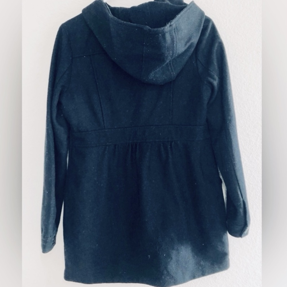 Blue hooded coat size M - Picture 2 of 7